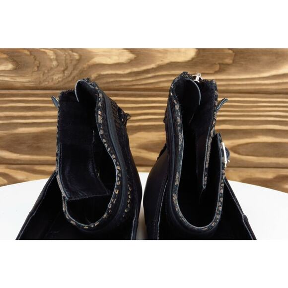 BCBGeneration Size 7 M‎ Pointed Toe Black flats Leather Women Zarla - Picture 3 of 7